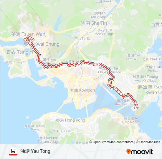 33 Bus Line Map