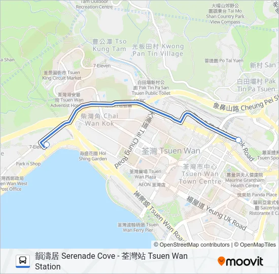 NR337 Bus Line Map