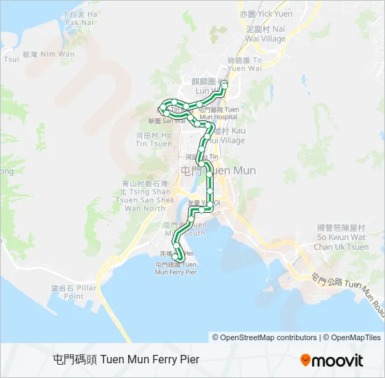 507P Light Rail Line Map