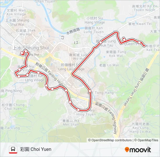 78B Bus Line Map