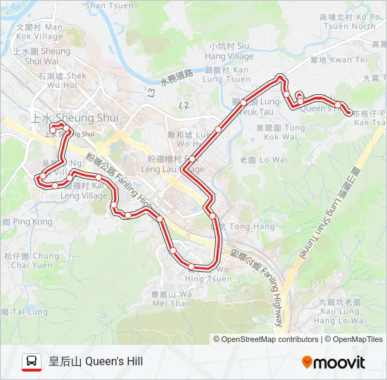 78B Bus Line Map