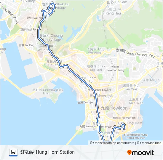 NR49 Bus Line Map