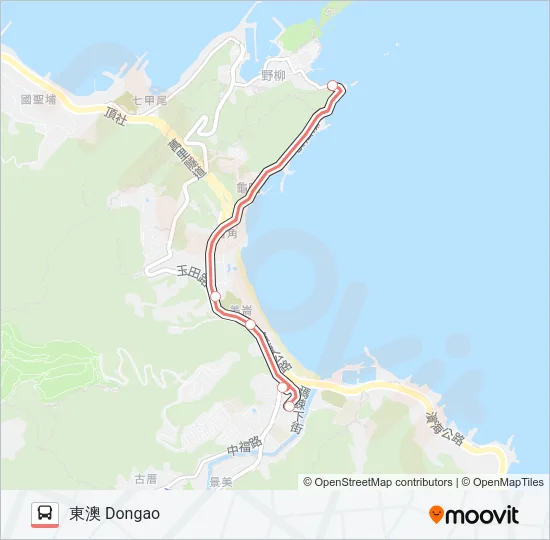 F923去 Bus Line Map