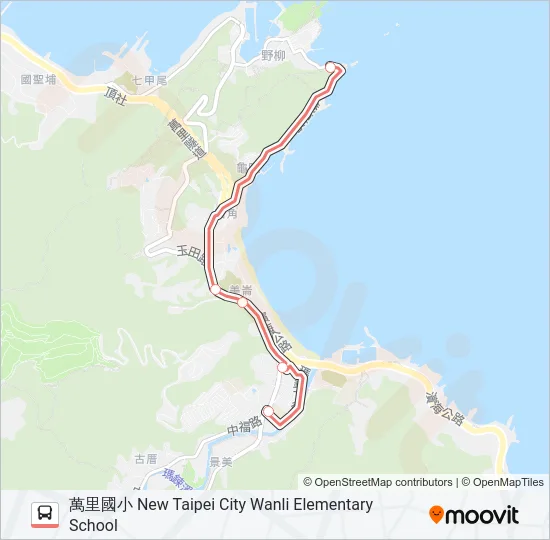 F923去 Bus Line Map