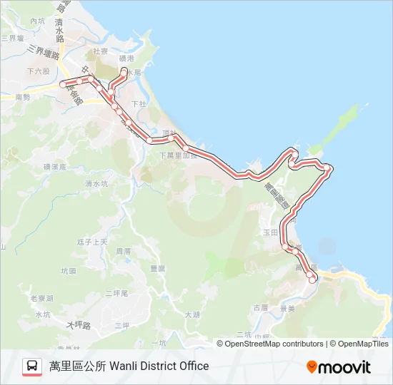 F923假日去 Bus Line Map