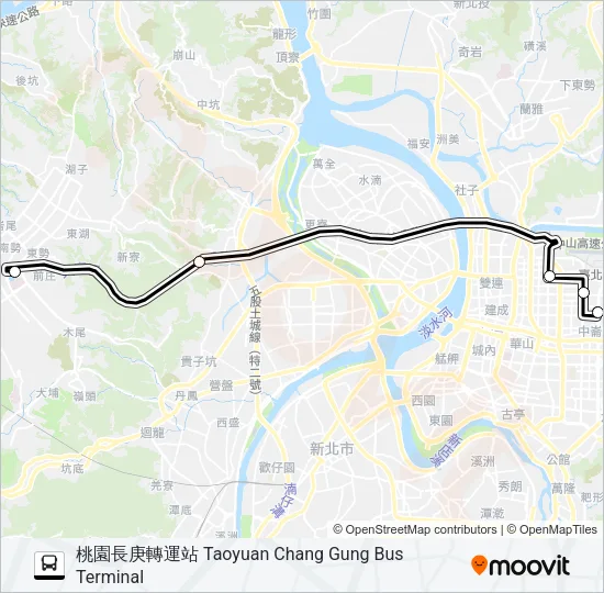 2000 Bus Line Map