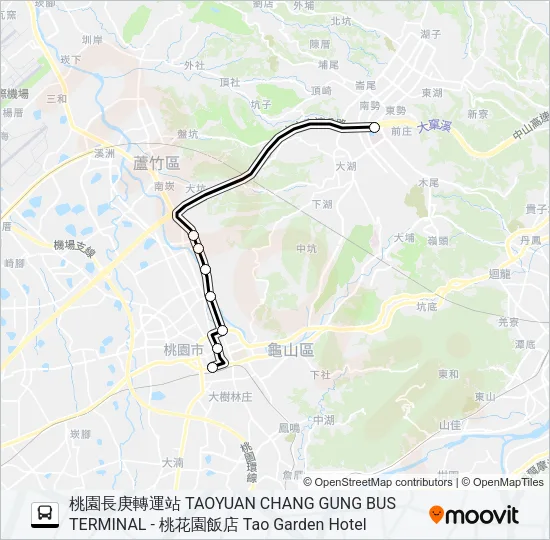 2003 Bus Line Map