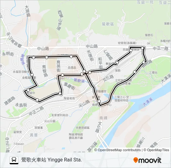 731 Bus Line Map