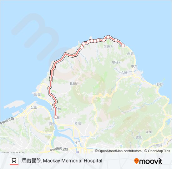 F161草里車站 Bus Line Map