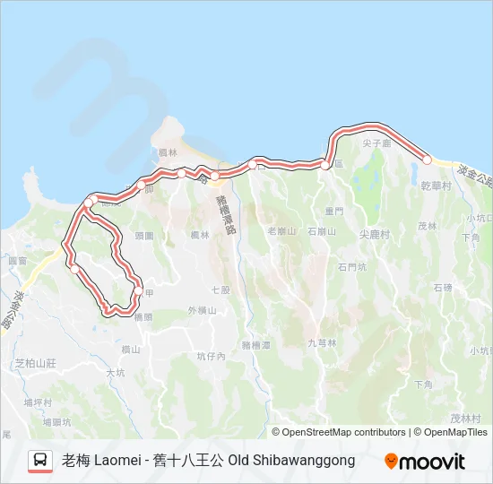 F152-0845 Bus Line Map