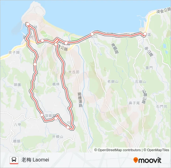 F152-0925 Bus Line Map