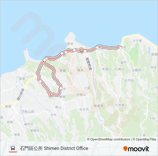 F152-1545 Bus Line Map