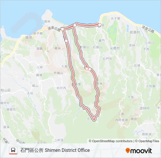 F151-0655、1030 Bus Line Map