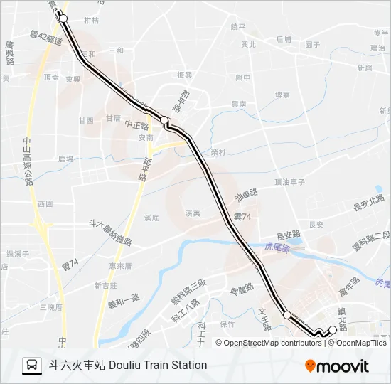 7000H Bus Line Map