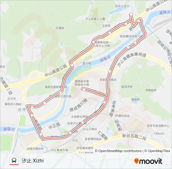 F907 Bus Line Map