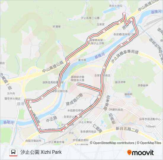 F907 Bus Line Map