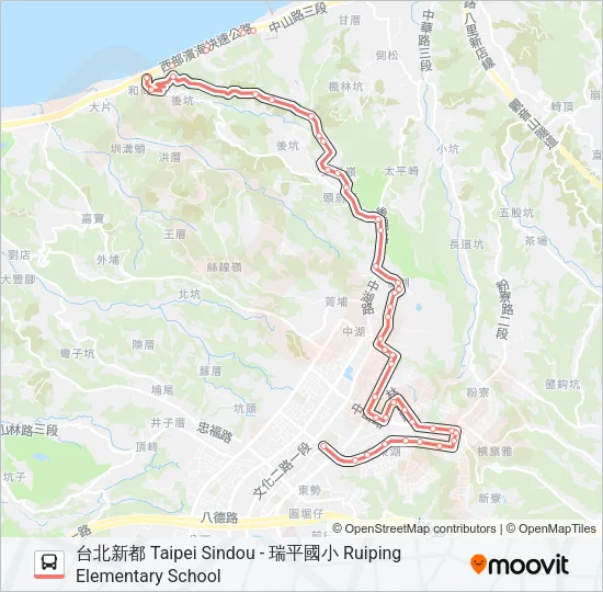 F235 Bus Line Map