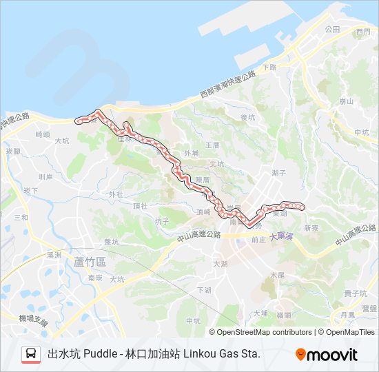 F237出水坑 bus Line Map