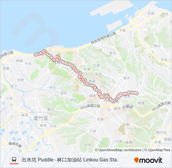 巴士F237出水坑的線路圖