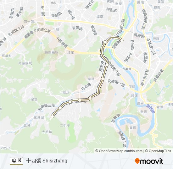 K light rail Line Map