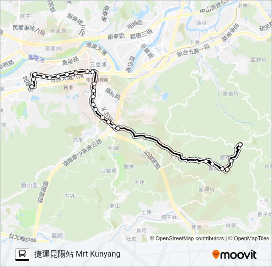 小5 Bus Line Map
