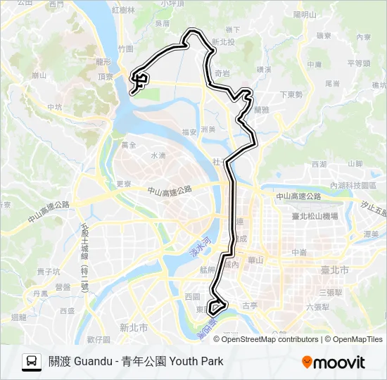 223 Bus Line Map
