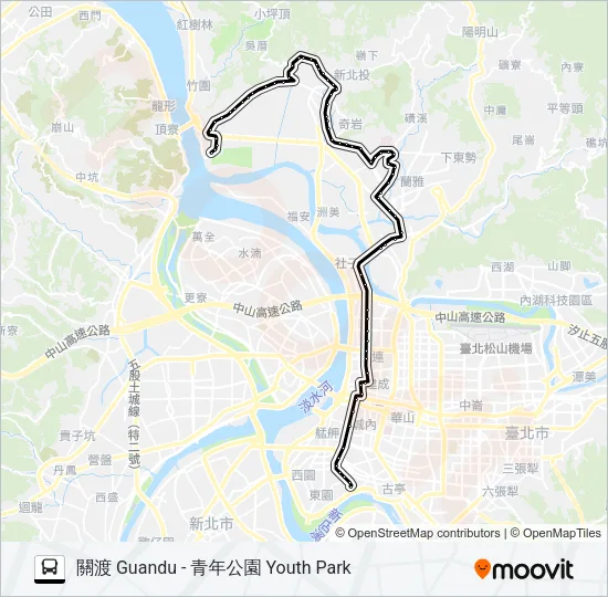 223 Bus Line Map