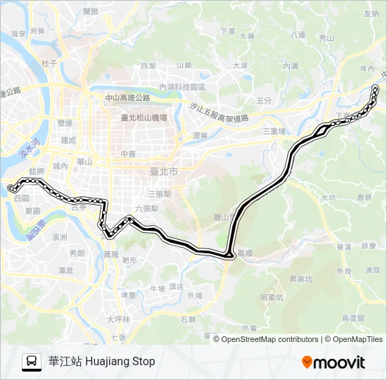 907通勤0610 Bus Line Map
