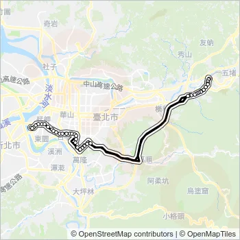 907通勤0610 Bus Line Map