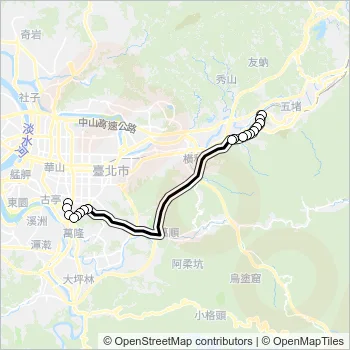 907通勤0610 Bus Line Map