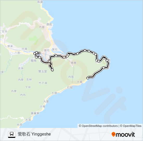 幸福巴士福連線去 Bus Line Map