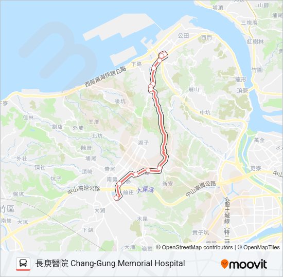 F126八里分駐所 Bus Line Map