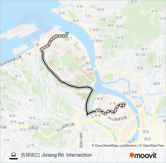 927去程繞台北港  Line Map