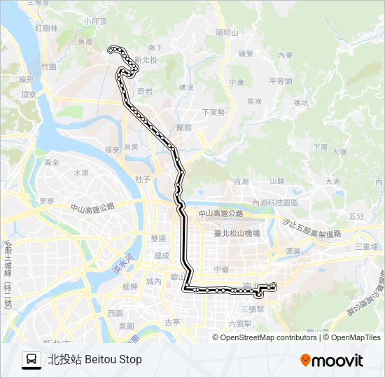通勤27去程半 Bus Line Map