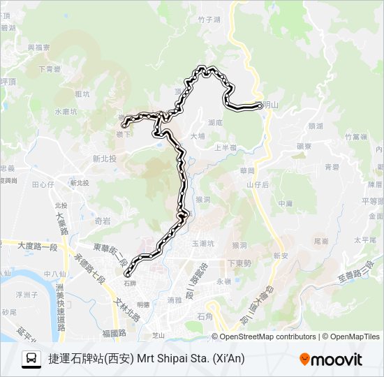 小8區 Bus Line Map