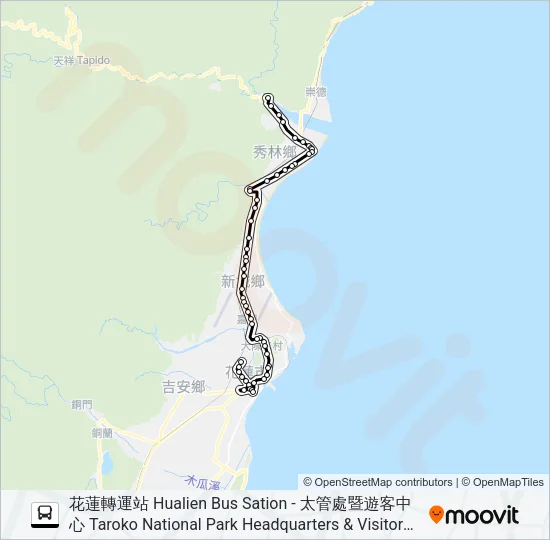 1129 Bus Line Map