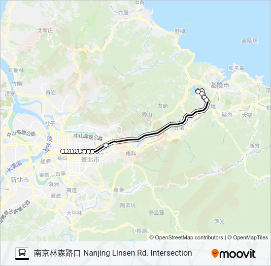1815F Bus Line Map