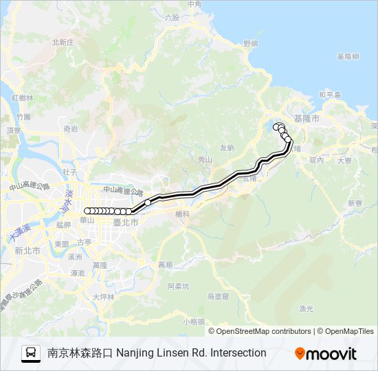 1815F bus Line Map