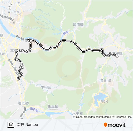 6672A bus Line Map