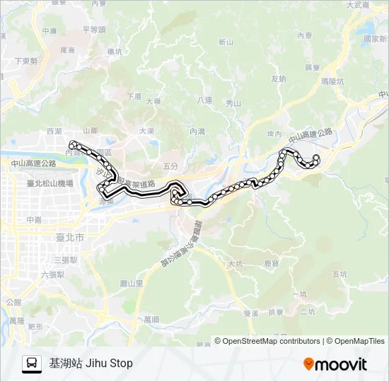 內科7(汐止-內科) Bus Line Map