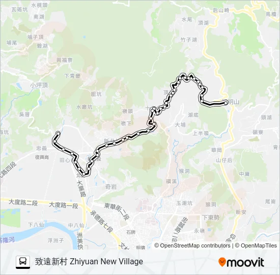 小9區 Bus Line Map
