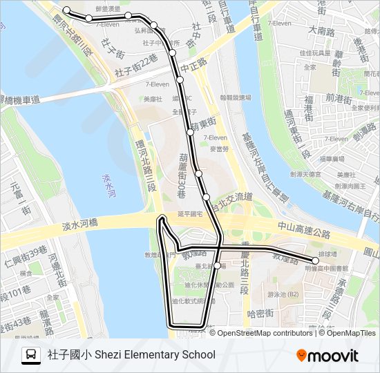 通勤28 Bus Line Map