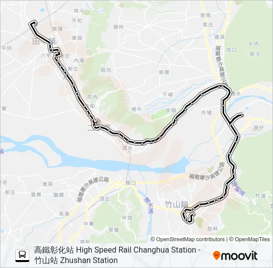 6701A Bus Line Map