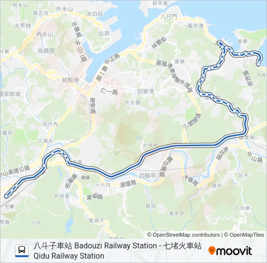 R66 Bus Line Map