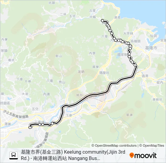 9026A Bus Line Map