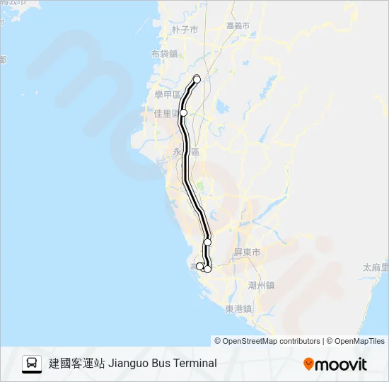 7512F Bus Line Map