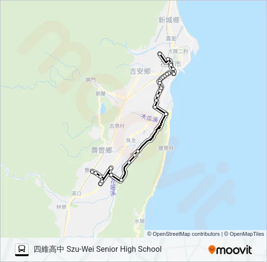 1128 Bus Line Map