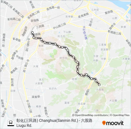 6911 Bus Line Map