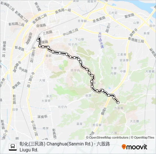 6911 Bus Line Map