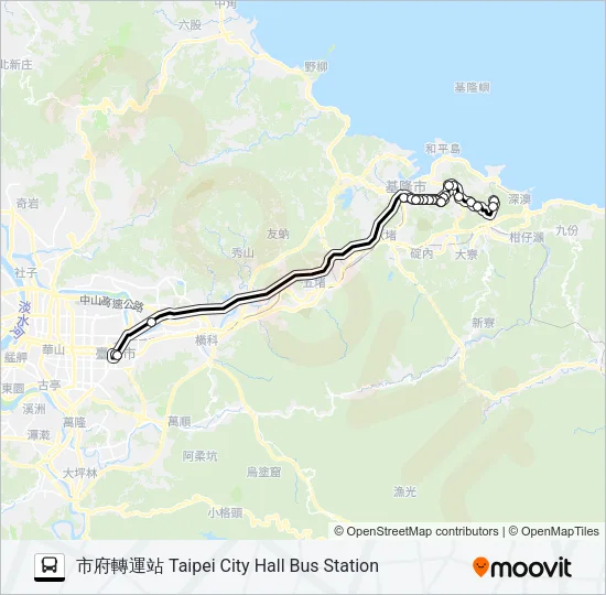 2088B Bus Line Map
